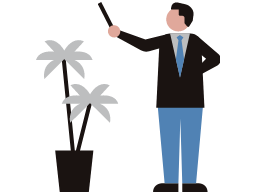 植物と人のアイコン