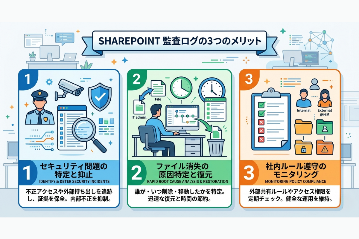 02.SharePoint 監査ログの設定方法と確認手順