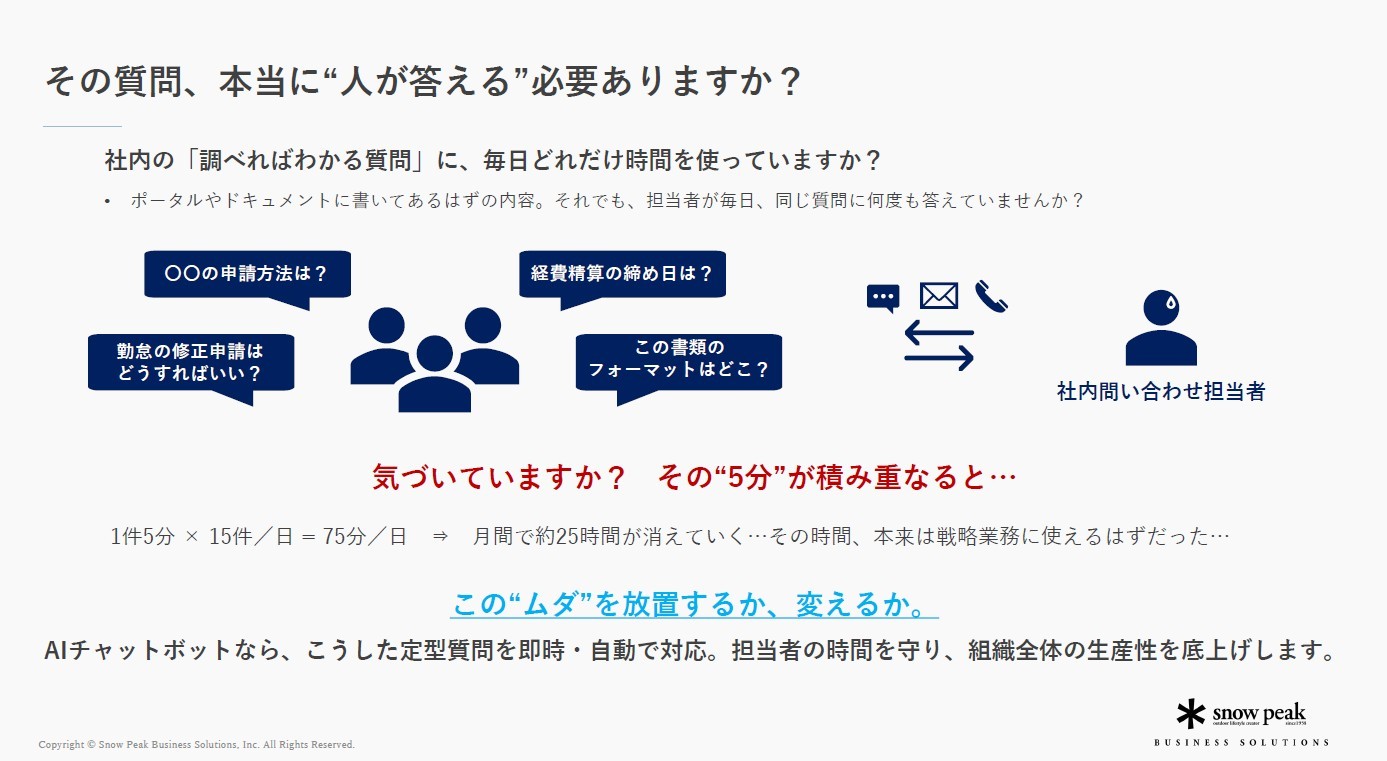 AIチャットボット - 導入支援 -