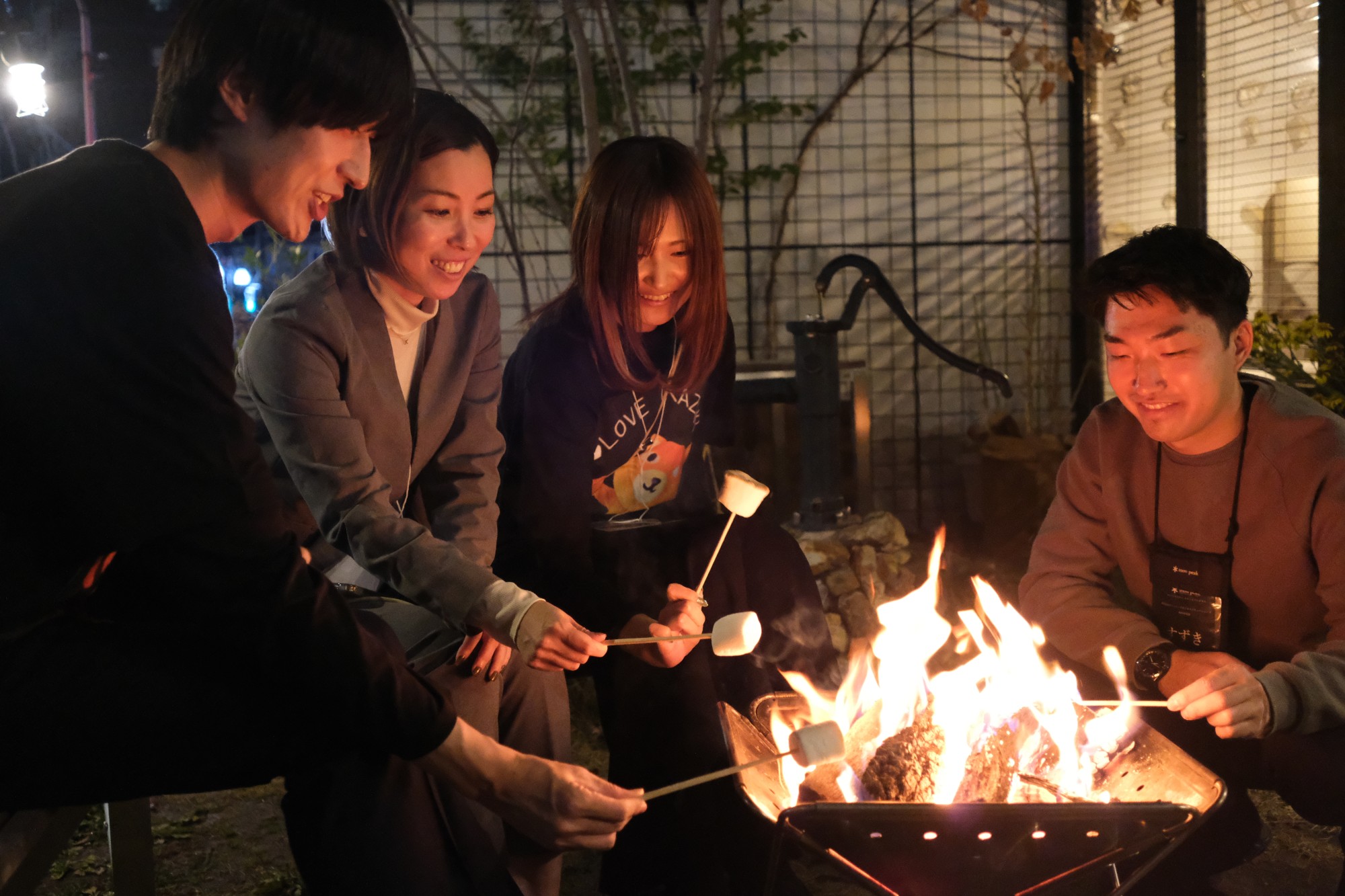 焚火交流会（希望者のみ）